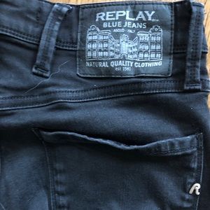 Perfect condition Replay black boy jeans